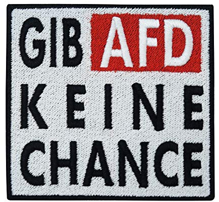 Finally Home Gib AFD keine Chance Patch zum Aufbügeln | FCK NZS Patches, Bügelflicken, Flicken, Aufnäher, Applikation, Aufbügelbilder