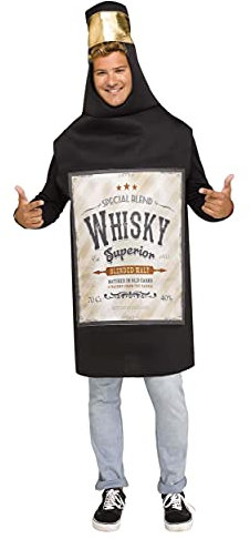 Adult Whisky Bottle Fancy Dress Costume Standard