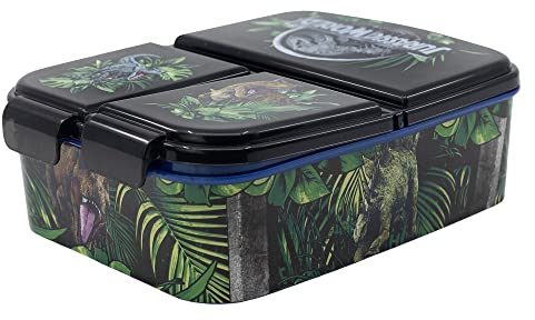 Fiambrera infantil múltiple con 3 compartimentos de Jurassic World