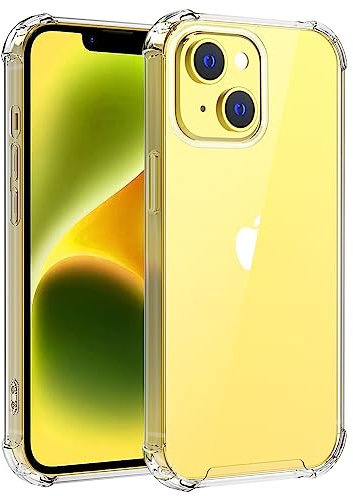 Whioltl Compatible with iPhone 14 Plus Case, Crystal Clear Phone Cover, Anti-Scratch and Shock-Absorption, Basic Case for iphone 14 Plus Hülle Coque funda, Transparent