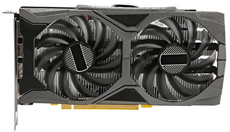Zunate Gaming Grafikkarte, GTX1660S 6 GB GDDR6 192 Bit Desktop Grafikkarte mit Zwei Lüftern für Gaming Desktop Computer, 8K und HDR Desktop Grafikkarte für Office Medien