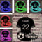 Personalised Football Metal Wall Art Light,Custom Name Football Night Lamp, Led Light Up Sign Soccer Sport Fan Accessories Gifts For Birthday Celebrating-16 Colors Changing