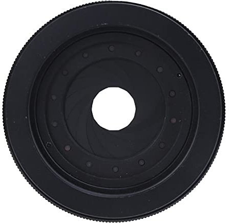 LANTRO JS Verstellbarer Metall-Iris-Membran-Objektivadapter, perfekt für präzise Lichtsteuerung