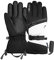 Reusch Demi R-TEX XT extra warme, wasserdichte, Winddichte und atmungsaktive Winterhandschuhe Fingerhandschuhe Schneehandschuhe Skihandschuhe für Damen, schwarz/weiß, 8