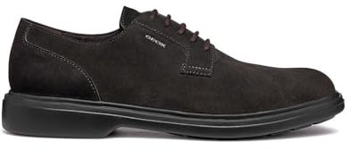 Geox U Ottavio D, Oxford Hombre, marrón Oscuro, 43 EU
