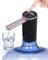 Smart Water Dispenser, Electric Portable Water Bottle Pump Rechargeable USB Charging Manual Folding Spout for Kitchen Office Home Camping Bedroom Campervan Black