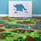 Steffensmeier Teppichboden Buddy Meterware | Auslegware für Kinderzimmer | Spielteppich | Dino, Größe: 300x400 cm