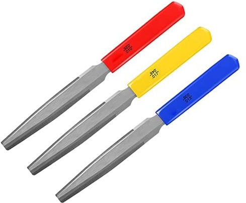 Herramientas De Guitarra Juego De 3 Limas Cónicas De Doble Filo Para Cejuela De Guitarra