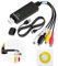 USB 2.0 Video Capture Grabber, RCA to USB Audio/Video Converter with Extension Cable, Converts VHS, Mini DV, Hi8, DVD, VCR to Digital Format, Compatible with Windows PC, MAC, and Vista