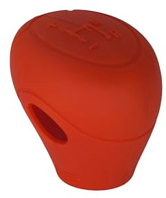 SERCARGO Schalthebelmanschette Smart Fortwo Roadster 450 451 452 Series Silikon Schalthebel Abdeckung (Rot)