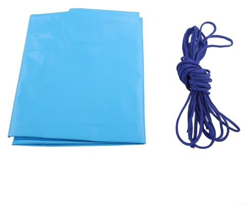 Oreiller gonflable de piscine, 120 cm 150 cm, protection circulaire pour piscine hors sol, accessoire de fermeture d'hiver (épaisseur de 120 cm + corde)