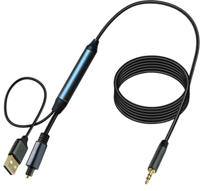 sodeber USB 3, 5mm Zu Optischen Sound Adapter USB Zu Spdif Digital Für Computer Laptop Verbindung Heimkino