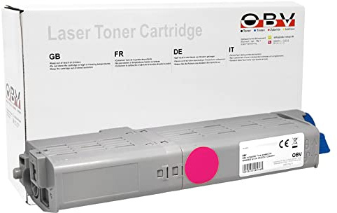 OBV Toner kompatibel für Oki C532dn C542dn MC573dn MC563dn 46490606 Magenta 6000 Seiten
