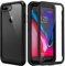 seacosmo Coque iPhone 7+ Plus, Coque iPhone 8+ Plus, Antichoc Housse [avec Protège-écran] Full Body Protection Etui Transparent Integrale Simple Bumper Case Compatible avec iPhone 7/8 Plus-Noir