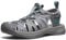 KEEN Whisper, Sandalias Mujer, Gris Medium Grey Peacock Green, 37 EU