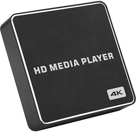 Smart Media Player, Mini TV Box Ultra HD, TV Box HDMI 4K, Lettore multimediale 1080P, Supporto USB 4K 10Bit H.264/H.265 32G 100-240V, Android 4.4.2, OTA