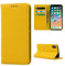 Copmob Phone Case iPhone XS Max,Flip Genuine Leather Wallet Case,[4 Slots][Magnetic closure][With Lanyard],Protective Cover Case for iPhone XS Max - Yellow