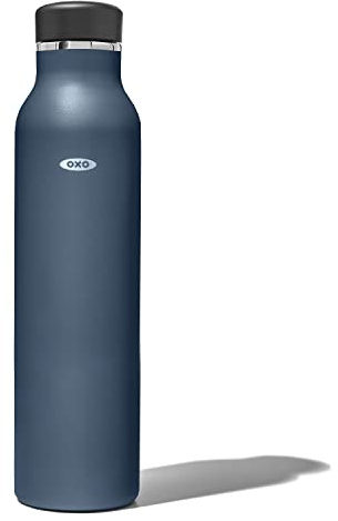 OXO Insulated Water Bottle, 24 oz, Dark Colbalt