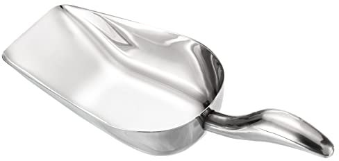 PATIKIL Hielo Cuchara, Inoxidable Acero 12x3.5 Pequeña Hielo Fabricante Utilidad Pala para Cocina Bar Fiesta, Plata