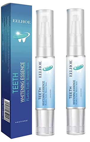 2PCS LANTHOME Teeth Whitening Essence,Zahnaufhellung Stift,Zahnaufhellung Gel,Zahnaufhellung Set,Weiße Zähne stift,Zähne Bleichen,Bleaching Stift,Bleaching Zähne Effektiv Flecken Entfernen,Mundpflege
