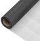 vidaXL Fliegengitter Fliegennetz Insektenschutz Gitter Gewebe Gaze Rolle Meterware Mückengitter Mückenschutz Tür Fenter Fiberglas 100x2000cm Schwarz