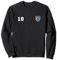 Demokratische Republik Kongo Trikot Nummer 10 Fußball Flagge Sweatshirt