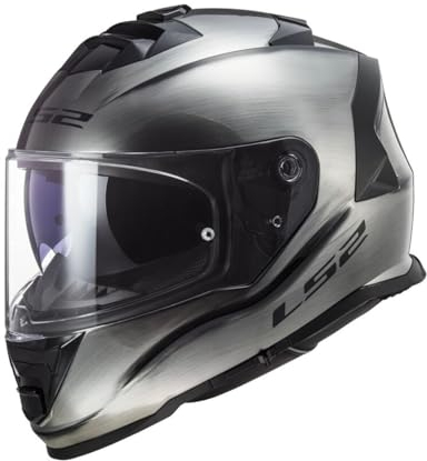 LS2, Integraler Motorradhelm STORM II Jeans Titanium, 3XL