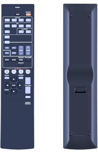 GOUYESHO Ersatz Fernbedienung RAV333 für Yamaha Audio System RX-V367 RX-V371 RXV367 RXV371 für Yamaha Fernbedienung