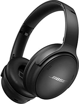 Bose QuietComfort SE Bluetooth wireless noise cancelling headphones with microphone for phone calls, with Soft Case -Triple Black (Renewed)