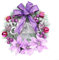 Hasaller Weihnachtskranz, lila, rund, PVC, 30 cm, Weihnachten, Neujahr, Party, Hochzeit, Festival