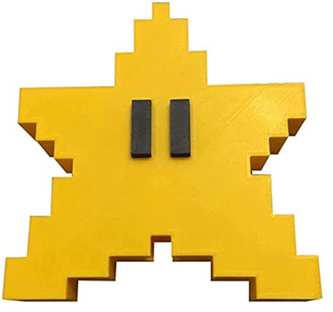 Puntale per Albero di Natale, Puntale per Albero di Natale in Stile Pixel, Design Unico, Perfetto Ornamento a Stella, Decorazione Perfetta per Le Vacanze e la Decorazione 'Albero di Natale