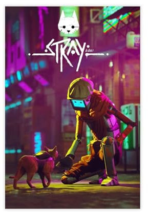 AAVEDA Leinwand-Poster, Motiv: Game Stray, Schlafzimmer-Dekor, Sportlandschaft, Büro, Raumdekoration, Geschenk, ungerahmt, 30 x 45 cm