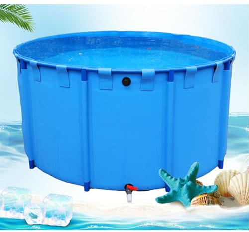 Piscine Hors Sol/Cadre Piscine 4 3 2 1 M Diameter Family Summer Pool with Faucet, Albercas Para Adultos/Circular Plastic Blue Stock Tank Pools - 24in 32in 39in 48in Ultra Deep Frame Pools((DxH) 4x1m