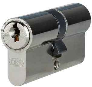 BKS Belvius Doppelzylinder 31/35 | Schließ-Zylinder Türzylinder | Not-und Gefahrenfunktion Kopierschutz Pickingsschutz Bohrschutz | Patentschutz bis 2038 | Mit Sicherungskarte | Inklusive 5 Schlüssel