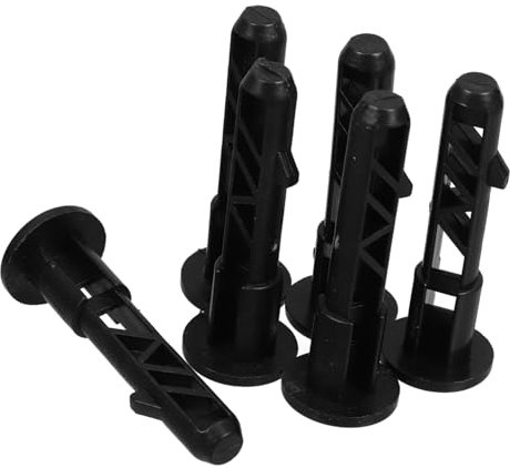 SUPVOX 6pièces Accessoires pour Poubelle Plastique Loquet De Rechange pour Poubelle à roulettes Goupille De Charnière pour Couvercle De Kit De Réparation