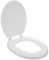 LIFKOME Abattant de Toilette Mousse Épaissie Housse de Toilette Confortable et Siège Élongé pour Salle de Bain Accessoires Toilette Faciles à Nettoyer