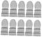 MAGICLULU 10pcs Heavy Duty Steel Axe Handle Handle Reinforced for Enhanced Safety Control