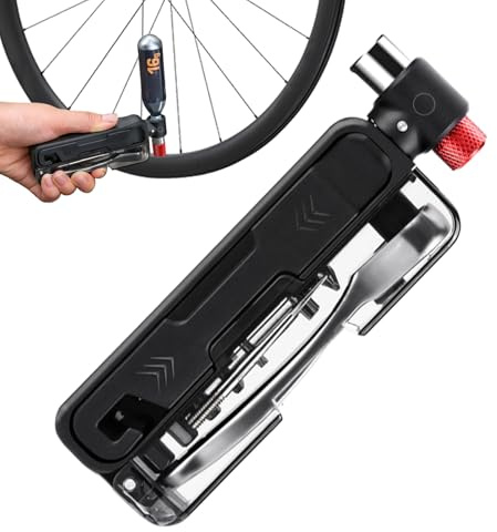 Fahrrad Werkzeugset,Werkzeuge für Fahrradreparaturen | mit Knarrenmechanismus Schnellspann Schraubendreherbits rutschfest für Tour Abfahrt Scooter Pendeln Motorrad Trail