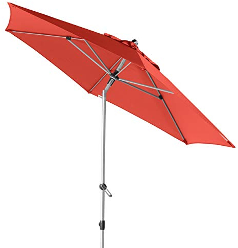 Doppler EXPERT Auto Tilt 280 – Knickbarer Sonnenschirm für Balkon oder Terrasse – Regenabweisend – ca. 280 cm – Terra