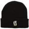 IRIEDAILY Bye Bye Cat Beanie, Black
