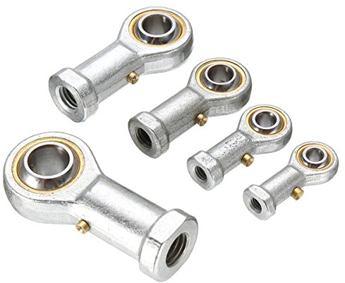 EsportsMJJ Weibliche Rose Joint M5 / M6 / M8 / M10 / M12 Links Gewinde Bronze Liner Performance Rod Ende - M5