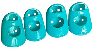 Colorful Fingerschutz Silikonschutz 4PCS Fingerspitzen Fingertips Protectors Silikon Finger Picks Schutzfolie Plektrum Für Gitarren Bass Ukulele