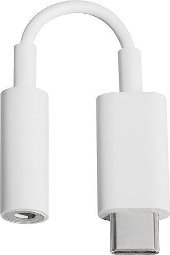 Google USB C to 3.5mm Headphone Adapter - White