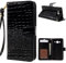 jbTec Handy Hülle Case Kroko - Krokodil Handyhülle Schutzhülle Phone Cover, Farbe:Schwarz, kompatibel mit :Samsung Galaxy J3 / J3 2016