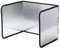 Cabilock Spritzschutz Faltbar Spritzschutz Schallwand 3 Seitige Tischtrennwand Aluminiumfolie Küchenrückwand Gasherd Kochfeld Schutz Öl Kochen Braten Restaurant Zuhause