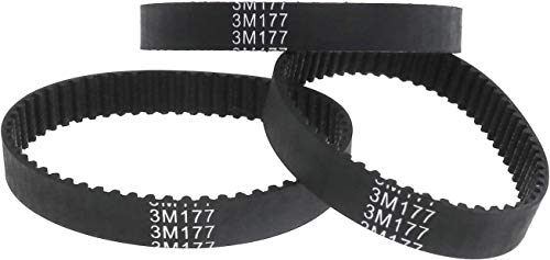 177-3M Gummihobel Ersatz Zahnriemen Antriebsriemen 9 mm für Black Decker KW715, KW713 und BD713