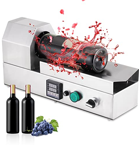 YJINGRUI PVC Capsule Shrinker 1000W Thermostatic Digital Display Wine Bottle Cap Wrap Heat Shrinking Machine 500℃ for Max Diameter 70mm PVC Capsules