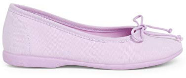 Pisamonas bailarinas Niña manoletina Tela lacito Talla 25 en Color Malva