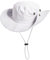 Sun-Hats-for-Men-with-UV-Protection-Wide-Brim Bucket Fishing Safari Boonie Hat for Summer (XL; 23 5/8-24), White, XL