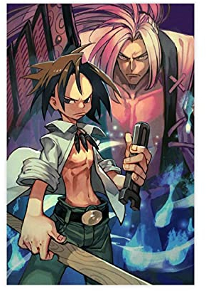 Anime-Poster Shaman King 40, Leinwand-Poster, Schlafzimmer, Dekoration, Sport, Landschaft, Büro, Raumdekoration, Geschenk, 40 x 60 cm, ohne Rahmen: